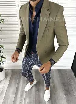 Tinuta barbati smart casual Pantaloni + Camasa + Sacou B9260