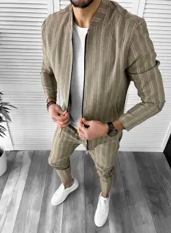 Trening barbati slim fit Pantaloni + Hanorac B9956 P20-2.2