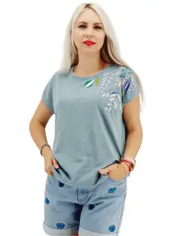 Tricou brodat Sanzi 4