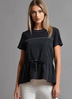 Tricou US3MZ3026 negru Mizar