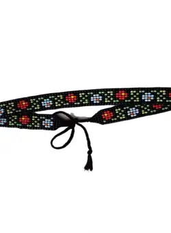 Zgardan Traditional lucrat manual cu flori 6