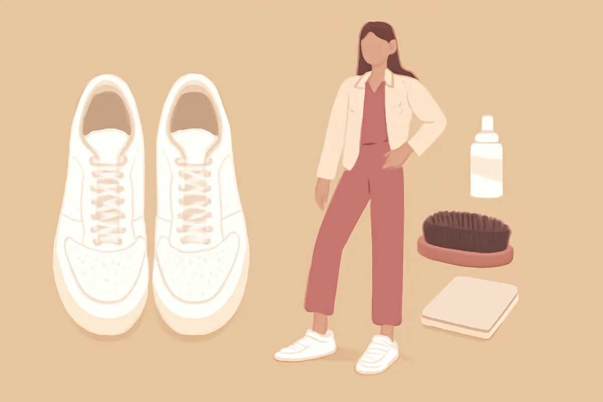 Sneakers albi: cum îi porți și cum îi păstrezi curați