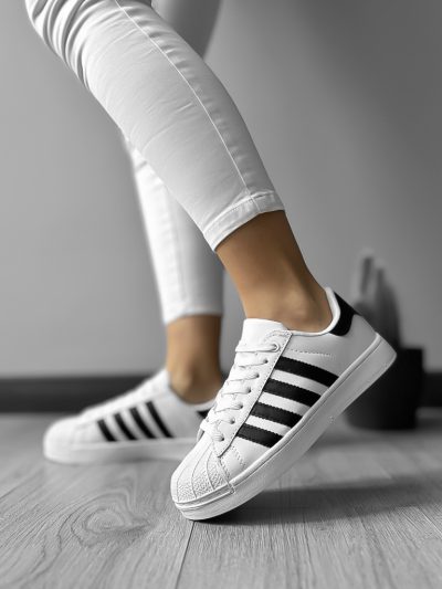 Adidasi dama casual albi 12105  T56-4