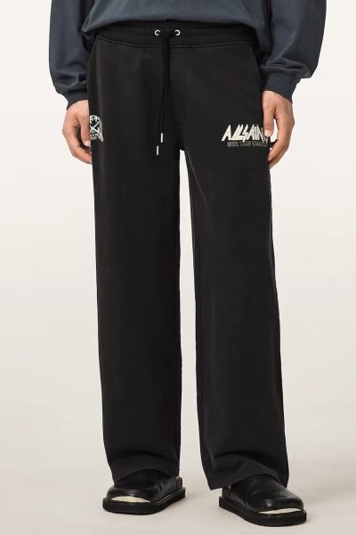 AllSaints  pantaloni de trening pentru bărbați din bumbac CHROMIUM