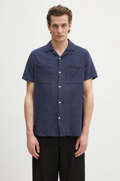Barbour  cămașă din bumbac  Benson Textured Relaxed Fit S/S Shirt