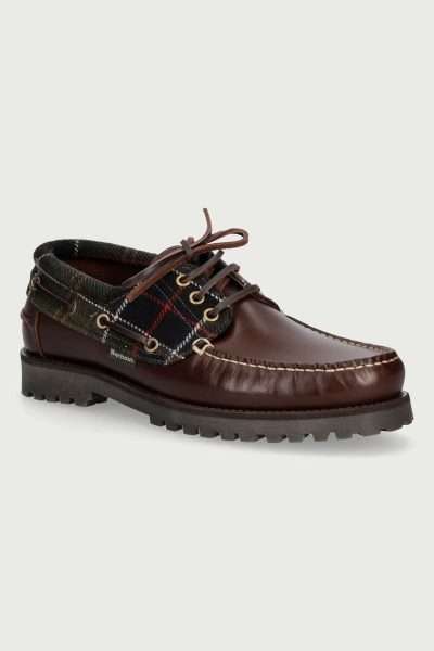 Barbour  mocasini pentru bărbați din piele Deck