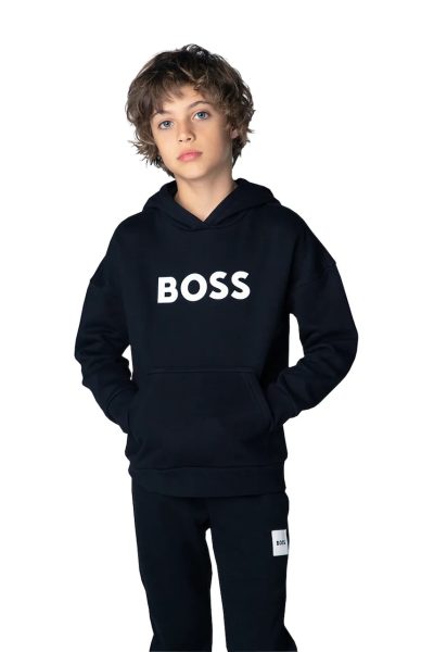 BOSS  hanorac cu glugă pentru copii cu bumbac