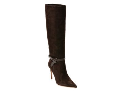 Cizme elegante EPICA PREMIUM maro, 26145H, din piele intoarsa