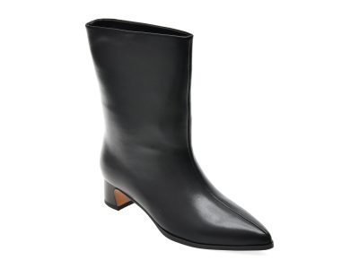 Botine FLAVIA PASSINI negre, AC6576, din piele naturala