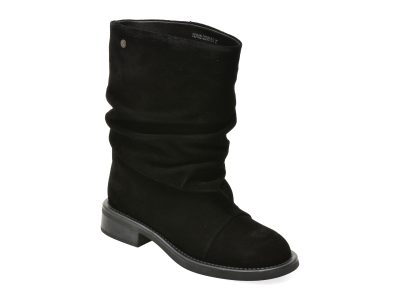 Cizme GRYXX negre, 39695, din piele intoarsa