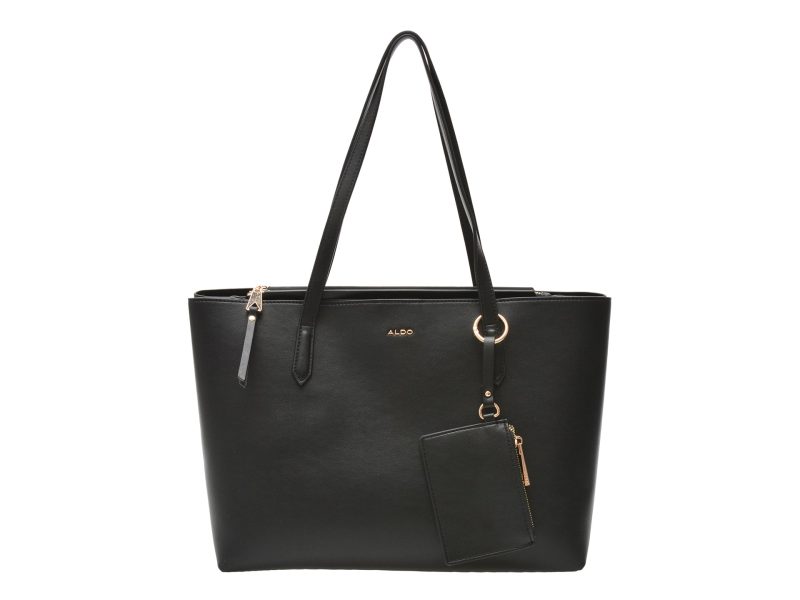 Geanta ALDO neagra, YSABELLE 001, din piele ecologica