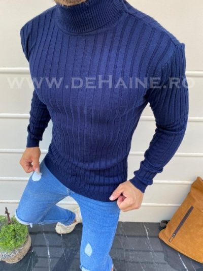 Helanca barbati slim fit bleumarin B2970 92-3