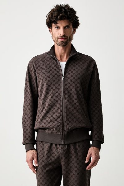 Joop!  hanorac cu fermoar pentru bărbați cu bumbac