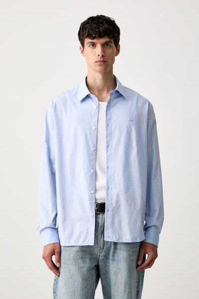 Lacoste  cămașă oxford din bumbac