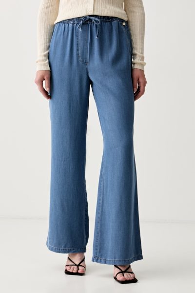 Mos Mosh  blugi wide leg pentru femei Karis