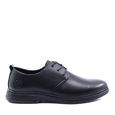 Pantofi bărbați Benvenuti negri din piele cu talpă flexibilă 3851BP795N