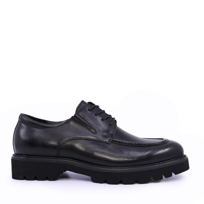 Pantofi derby bărbați Enzo Bertini negri din piele naturală 1092bp1662n