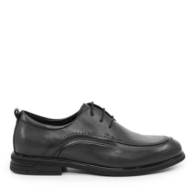 Pantofi derby bărbați Luca di Gioia negri din piele 1320BP610N