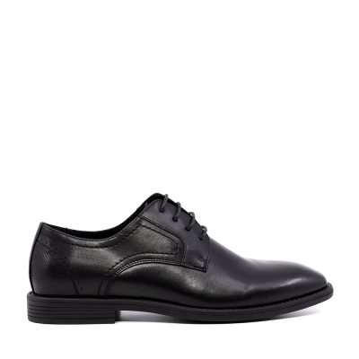 Pantofi derby bărbați Thezeus negri  din piele 2349BP24103N