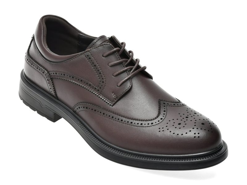 Pantofi eleganti BITE THE BULLET maro, 327021, din piele naturala