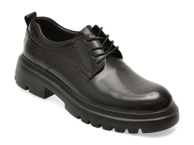 Pantofi eleganti EPICA negri, 51570, din piele naturala