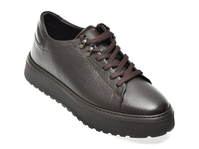 Pantofi GRYXX maro, HRZ505, din piele naturala