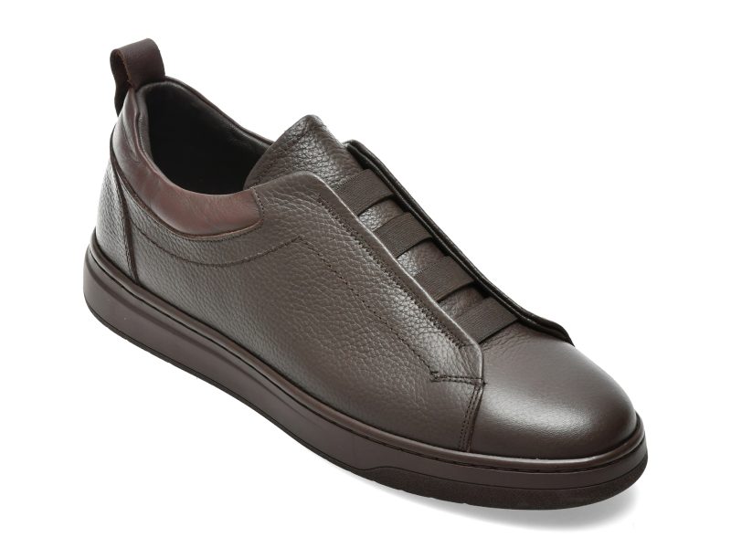 Pantofi GRYXX maro, HRZ610, din piele naturala