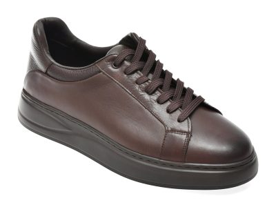 Pantofi sport GRYXX maro, HRZ705, din piele naturala
