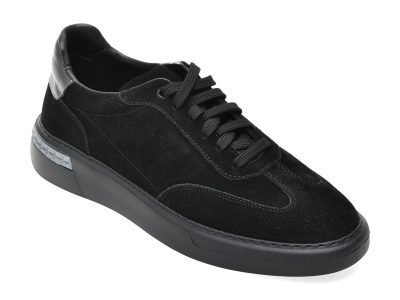 Pantofi sport GRYXX negri, BF048, din piele intoarsa