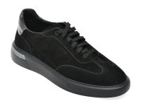 Pantofi sport GRYXX negri, BF048, din piele intoarsa