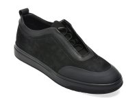 Pantofi GRYXX negri, BF172, din piele naturala
