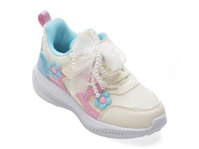 Pantofi sport SELECTION KIDS albi, W913, din material textil