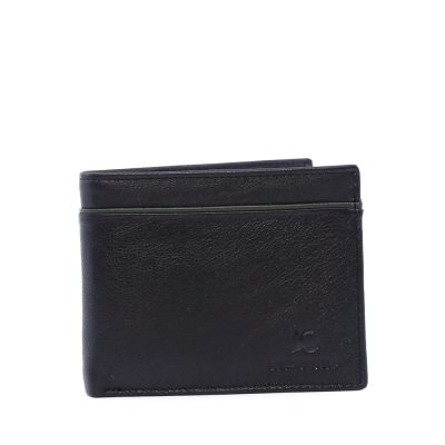 Portmoneu bărbați Luca di Gioia negru din piele 266BPU3366NV