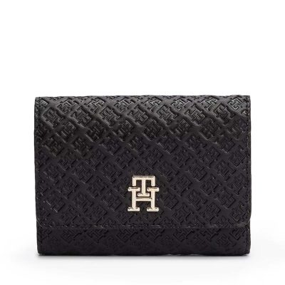 Portmoneu femei Tommy Hilfiger negru 3421DPU8484N