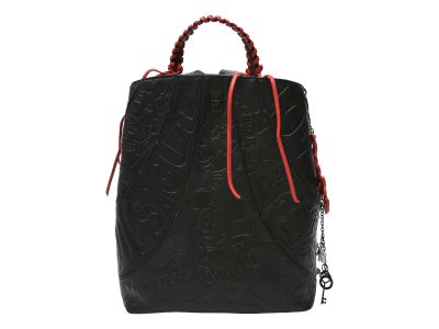 Rucsac DESIGUAL negru, WAKP03, din piele ecologica