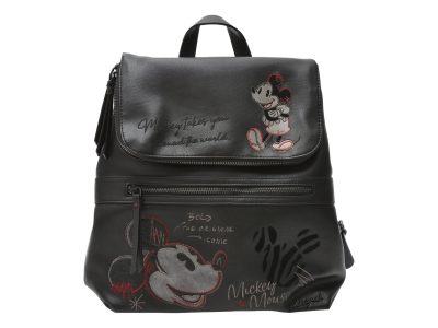 Rucsac DESIGUAL negru, WAKP07, din piele ecologica