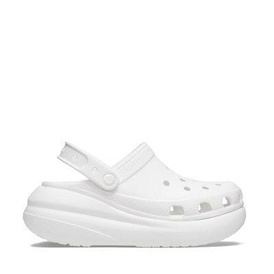 Saboți femei CROCS  Crush Clog albi 3899DSL207521A