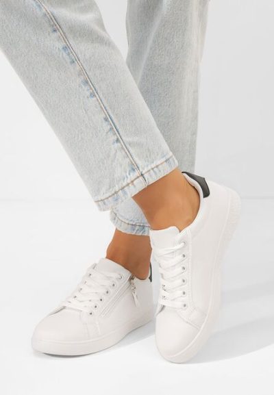 Sneakers dama Maeia albi