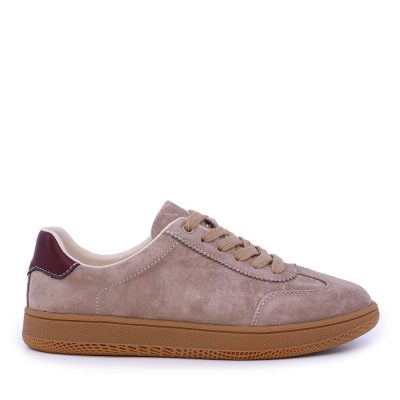Sneakers femei Benvenuti bej din piele întoarsă 1992DP6655VBE