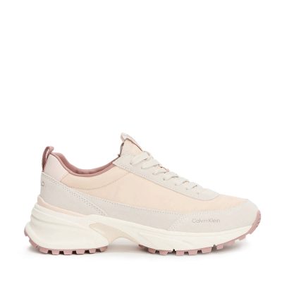 Sneakers femei CK Calvin Klein roz din piele și textil 2371DP2075RO