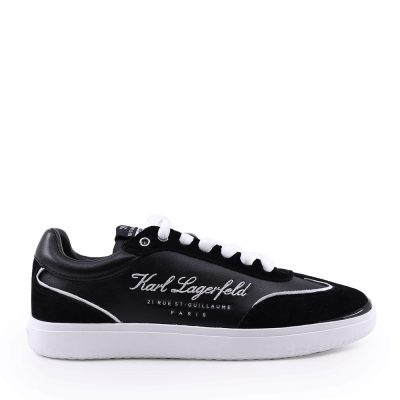Sneakers Karl Lagerfeld Atlas Hotel Kapri Lo Lace negri din piele 2059DP63822N