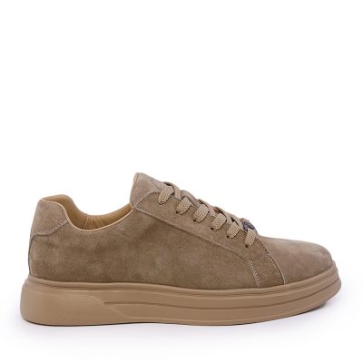 Sneakers ușori bărbați Benvenuti bej din piele întoarsă  3851BP792VBE