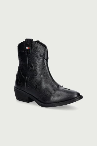 Tommy Hilfiger  cizme cowboy pentru copii din piele
