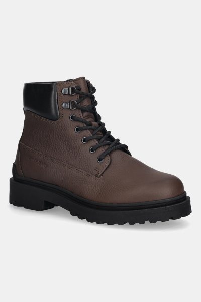 Tommy Jeans  pantofi TJM LACE UP BOOT LEATHER