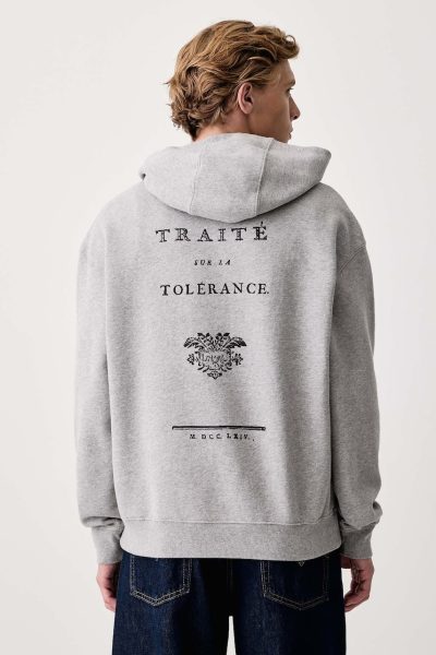 Zadig&Voltaire  hanorac cu glugă pentru bărbați cu bumbac SWEELO